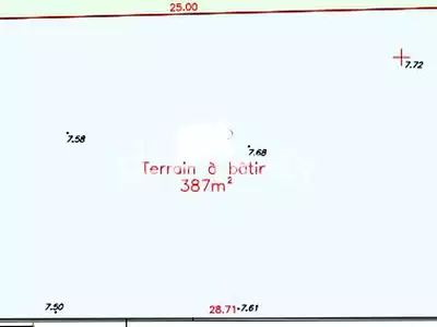 Terrain, 387 m²