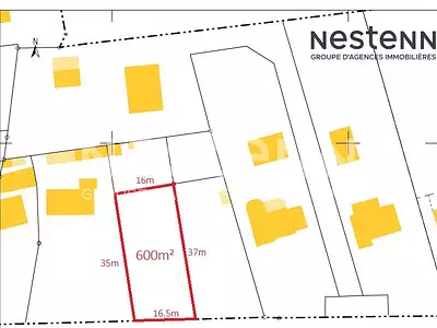 Terrain, 600 m²