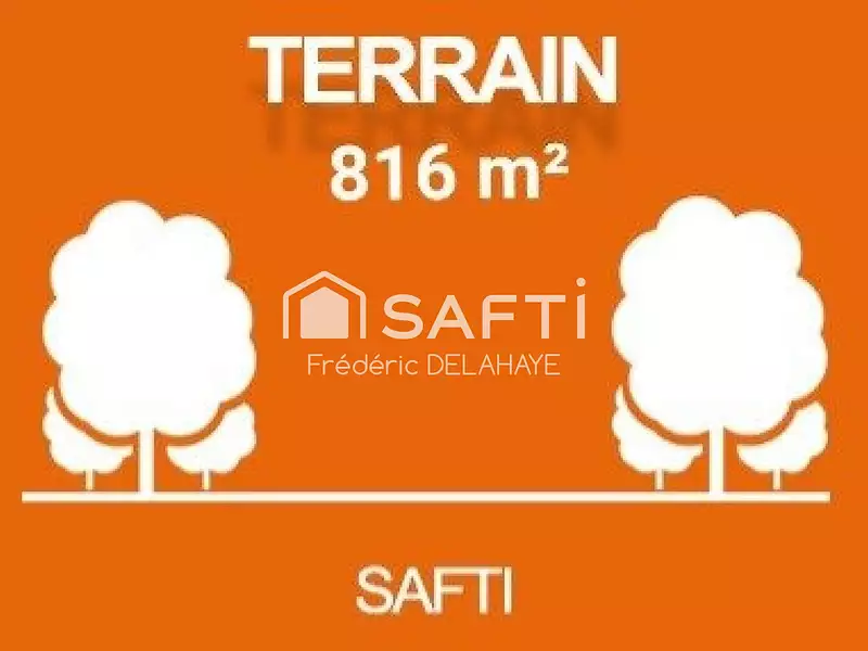 Terrain, 816 m²