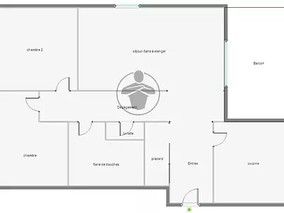 Appartement, 59,3 m²