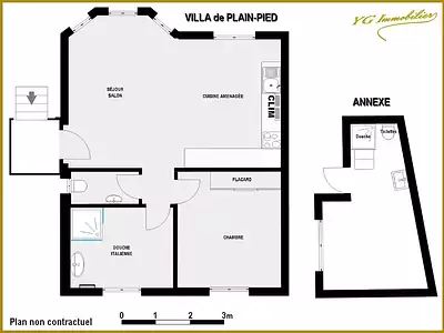 Maison, 46 m²