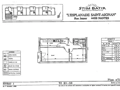 Appartement, 51 m²