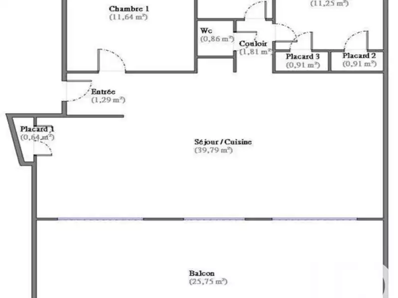 Appartement, 73 m²