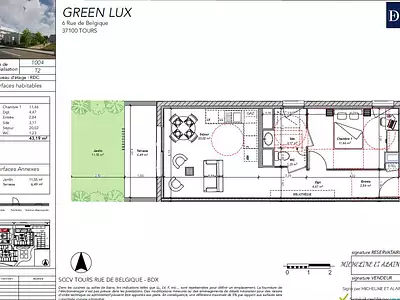 Appartement, 43,19 m²