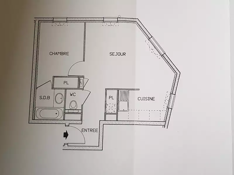 Appartement, 40,2 m²