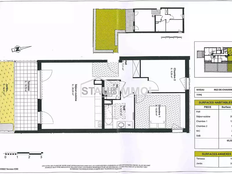 Appartement, 65 m²
