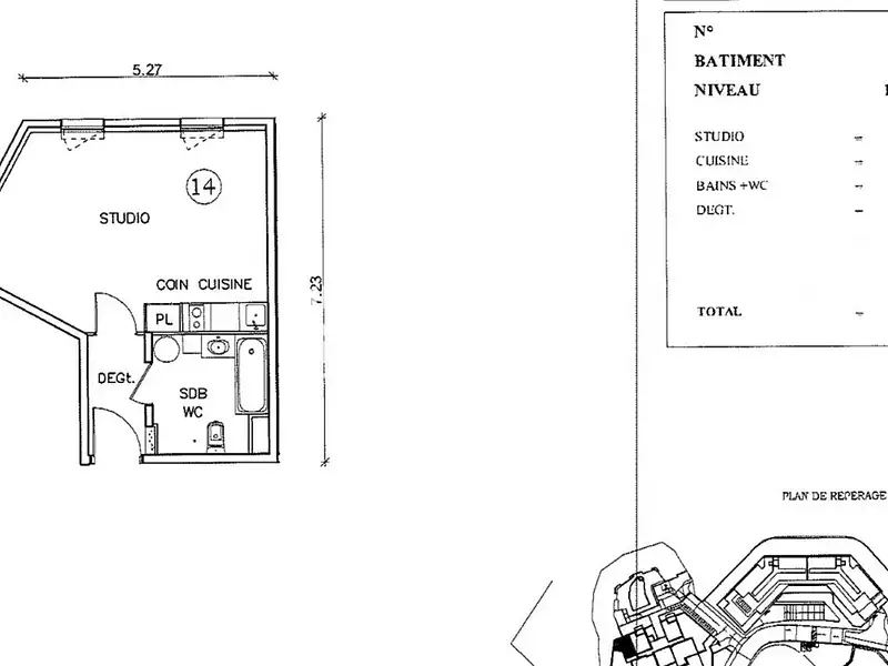 Appartement, 32 m²