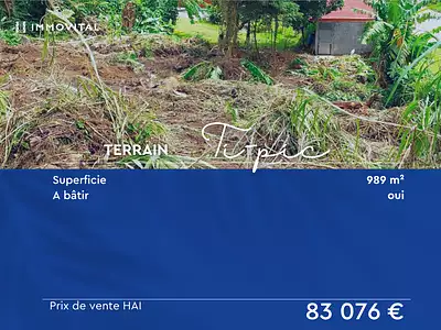 Terrain, 989 m²