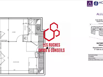 Appartement, 37,41 m²