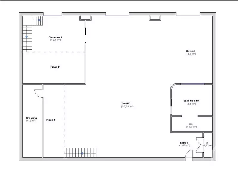 Appartement, 68 m²