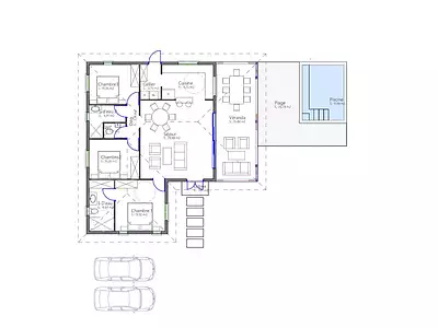 Maison, 91,64 m²