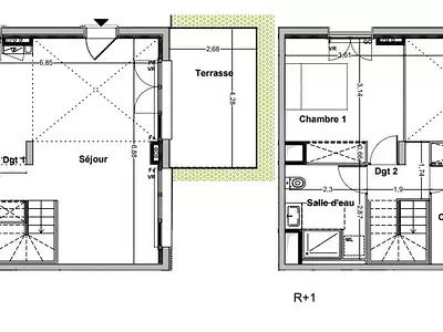 Appartement, 92 m²