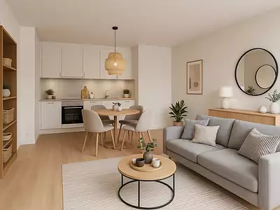 Appartement, 33,7 m²