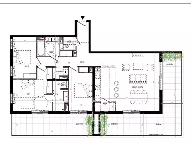 Appartement, 104 m²