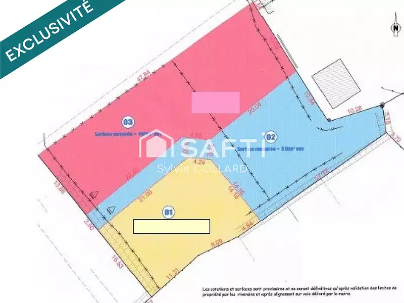 Terrain, 518 m²