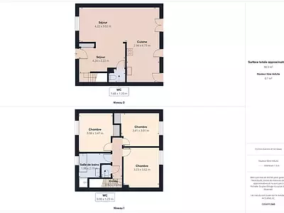 Maison, 90 m²