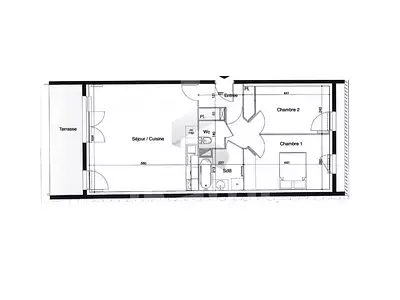 Appartement, 65,75 m²