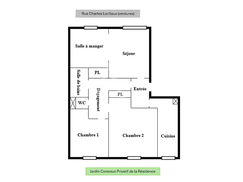 Appartement, 75 m²