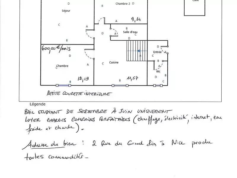 Appartement, 51,9 m²