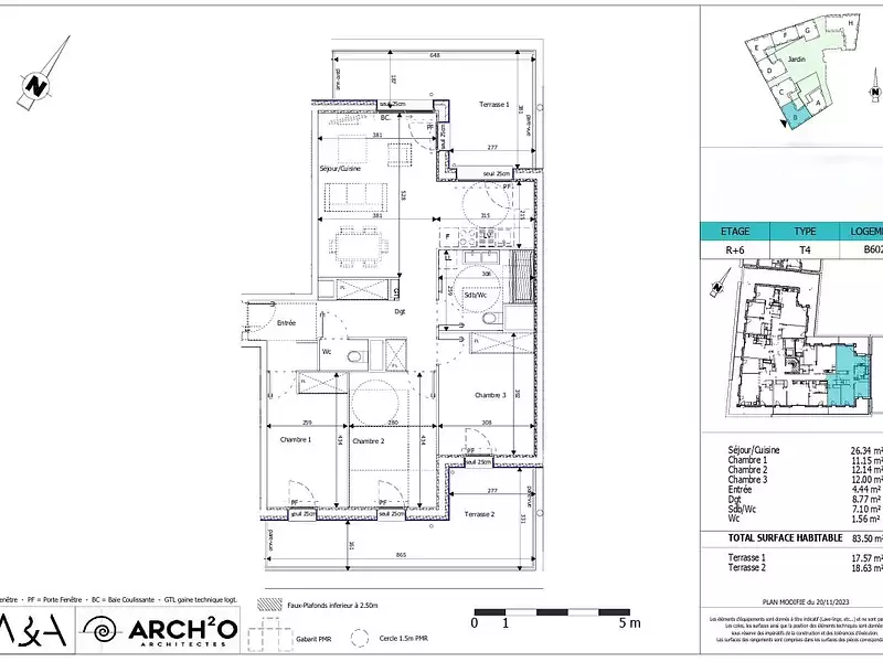 Appartement, 83,5 m²