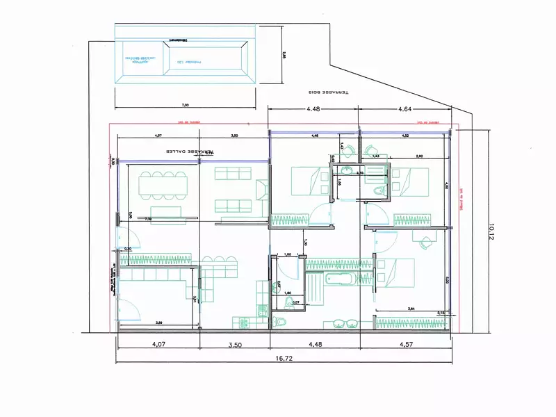 Maison, 3 448 m²