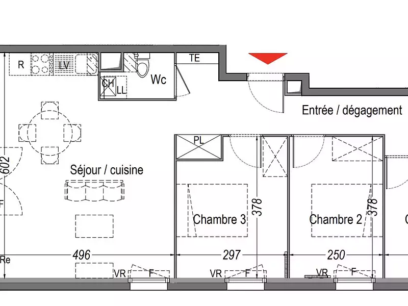 Appartement, 75 m²