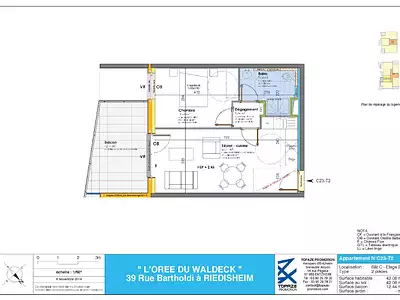 Appartement, 42,08 m²