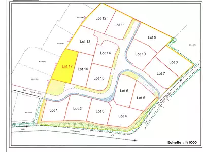 Terrain, 607 m²