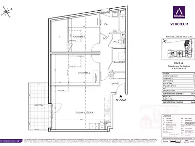 Appartement, 65,61 m²